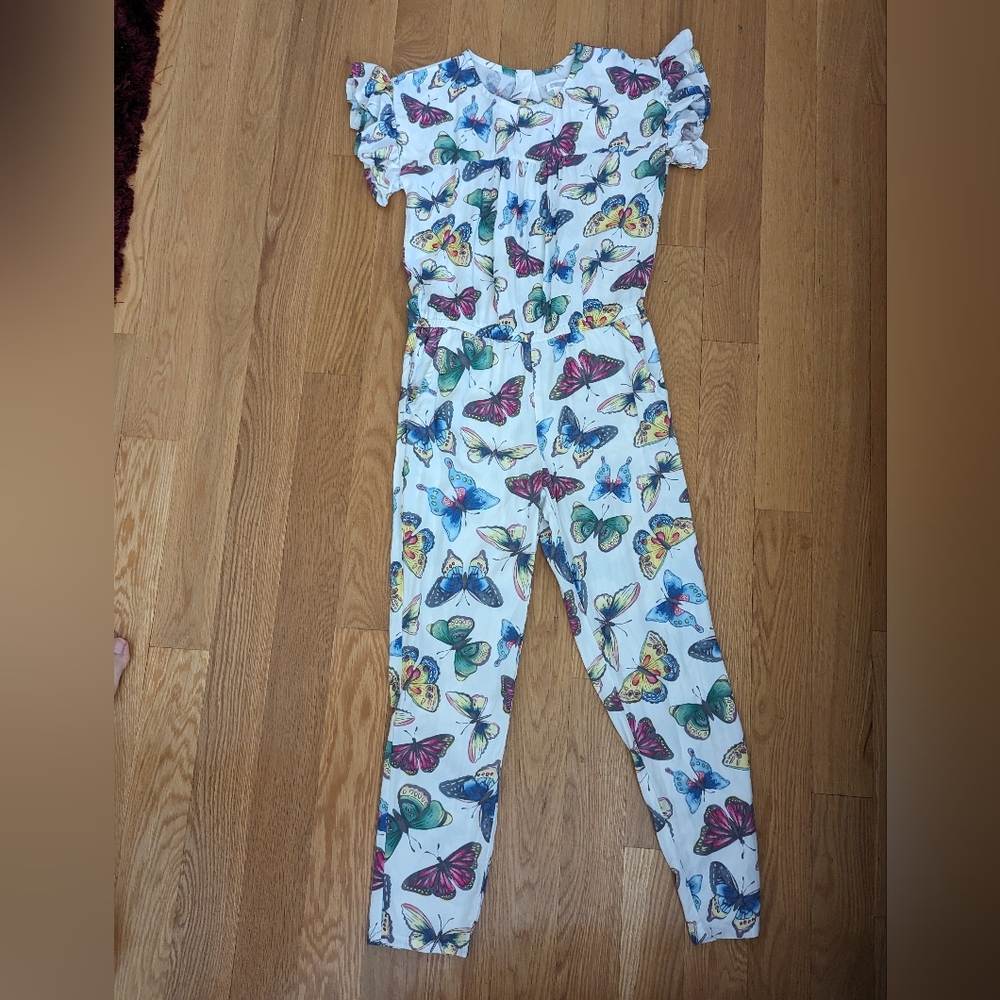 Gymboree girl romper back button size 10/12